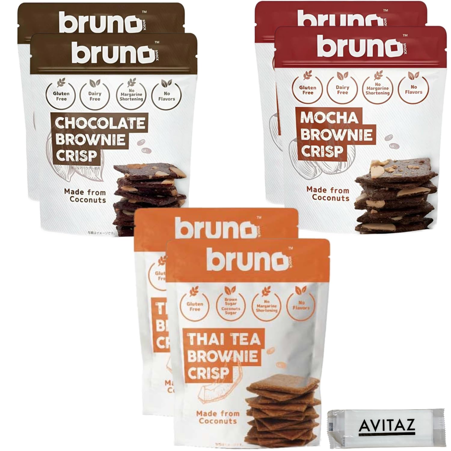 Amazon.co.jp: クリスピーブラウニー 3種アソート 食べ比べセット